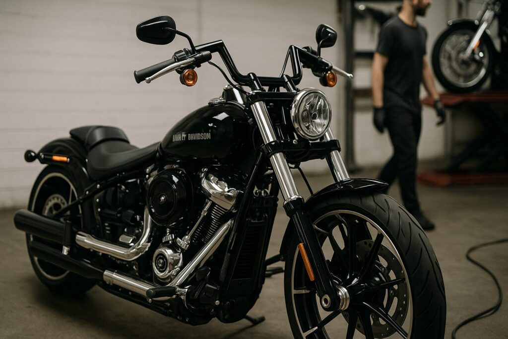 ハーレーのハンドル交換費用の相場と工賃比較:ブレイクアウトのハンドルの交換費用