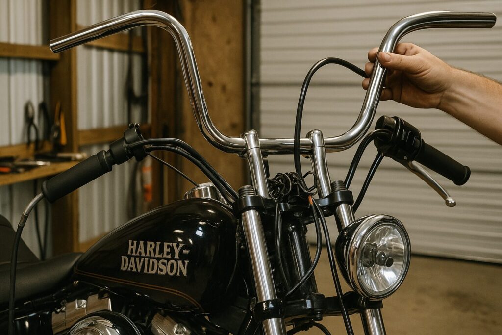 ハーレーのハンドル交換費用の相場と工賃比較|スポーツスターのハンドル交換はケーブルがそのままでもいい?