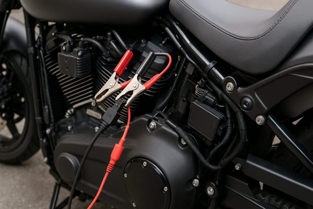 fxlrsソフテイルの電源の取り出しの実践的な手順