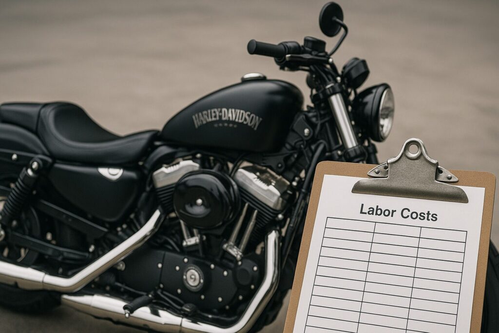 腰上オーバーホールとハーレーの工賃表