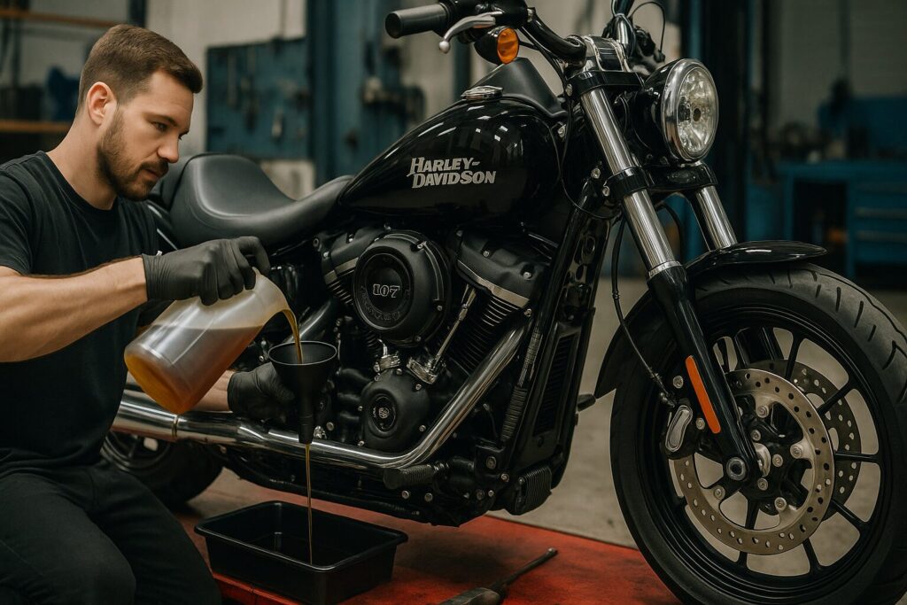 ハーレーのオイル交換費用の相場と節約術を徹底解説【初心者必見】：ハーレーのオイル交換はいくらぐらいが目安