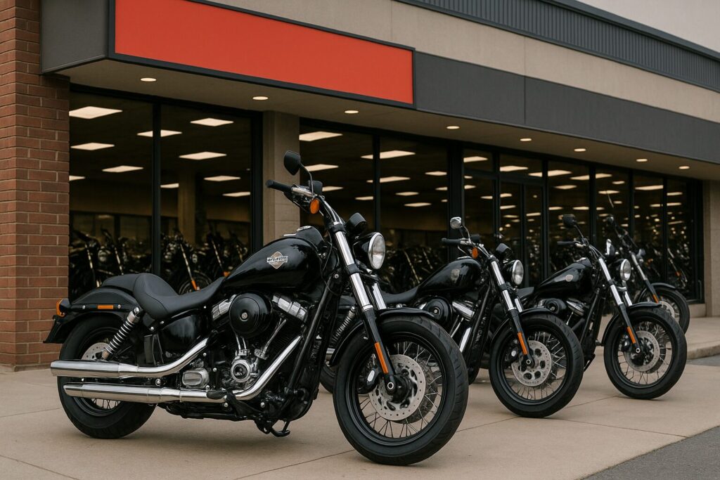 ハーレーの中古車が100万以下での相場と後悔しない購入ポイント:
レッドバロンで在庫の探し方