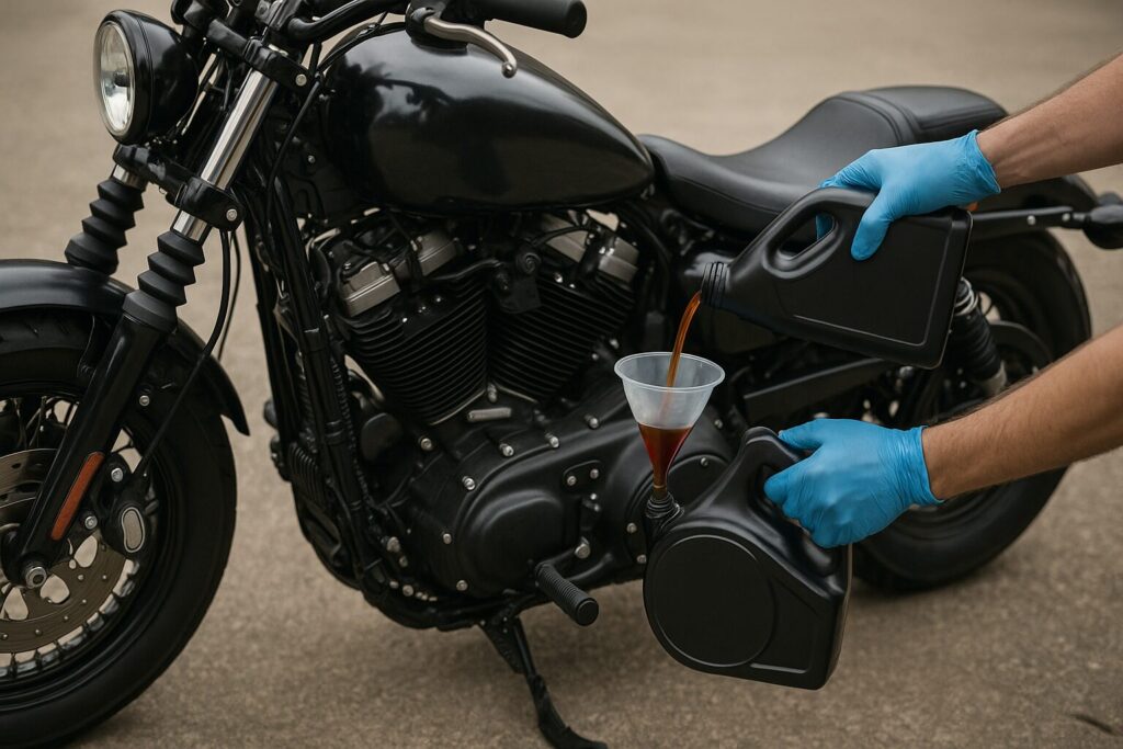 ハーレーのプライマリーオイルの代用で起きる不調と正しい対策まとめ:適正なプライマリーオイル量の目安