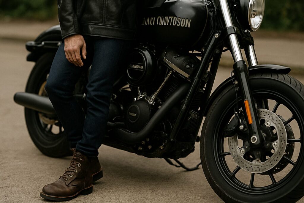 ハーレーの革ジャンの失敗しない選び方と最強コーデ術を徹底解説:ブーツと革ジャンの相性