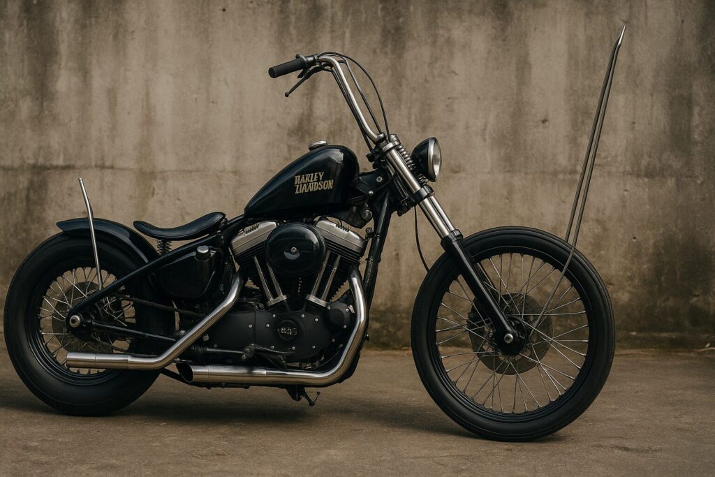 ハーレー883のカスタム完全攻略|費用と人気スタイル解説:チョッパーカスタムの魅力
