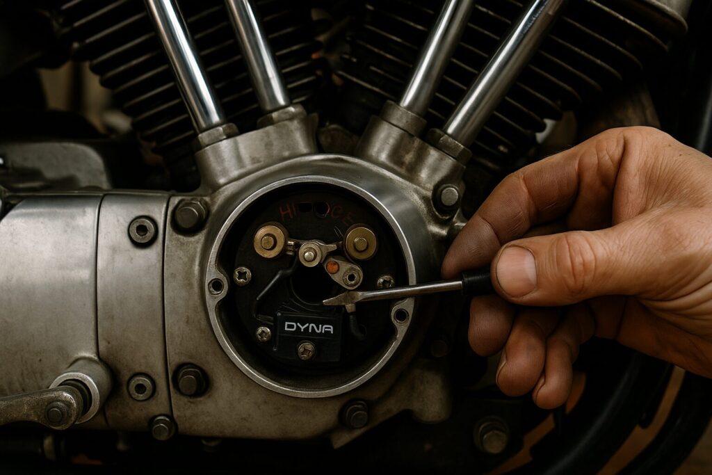 ハーレーエボの点火時期の調整を完全解説｜失敗しない実践マニュアルエボのポイント調整の注意とは