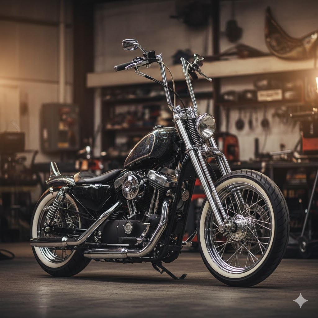 ハーレー883の新車は買えない?中古相場と後継機を徹底解説:883をチョッパーへのカスタム