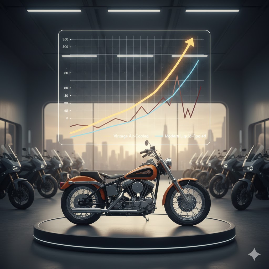 ハーレーが値崩れの真実2025!暴落モデルと鉄壁資産の二極化:この値上がりはいつまで続くのか