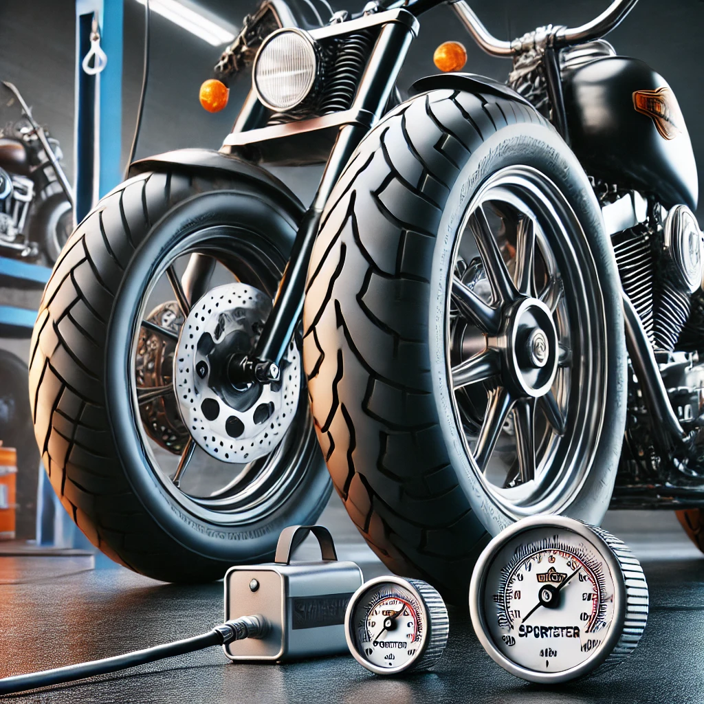 スポーツスターの空気圧の適正値と入れ方は?883や1200も解説:スポーツスター1200の適正値