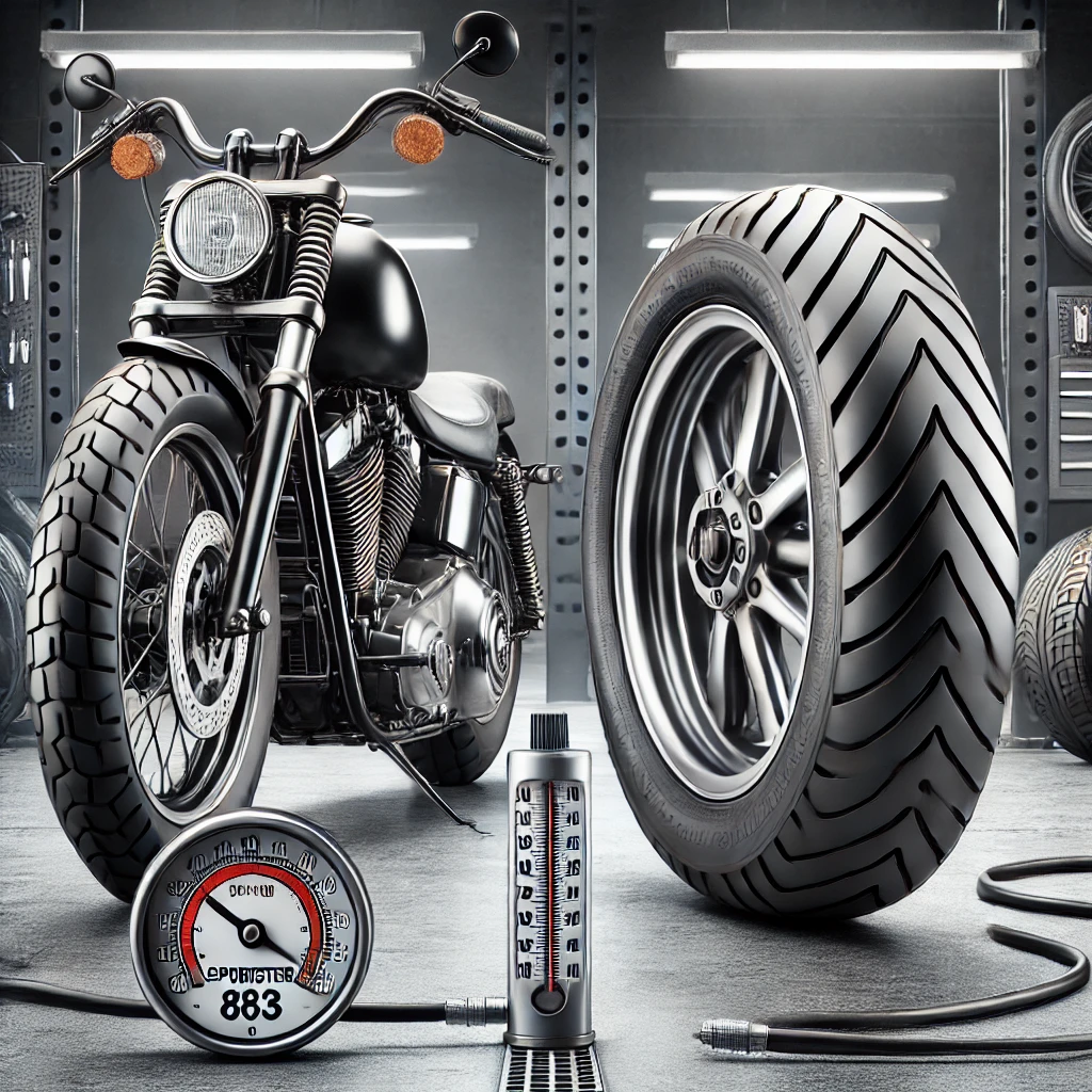 スポーツスターの空気圧の適正値と入れ方は?883や1200も解説:スポーツスター883の指定空気圧