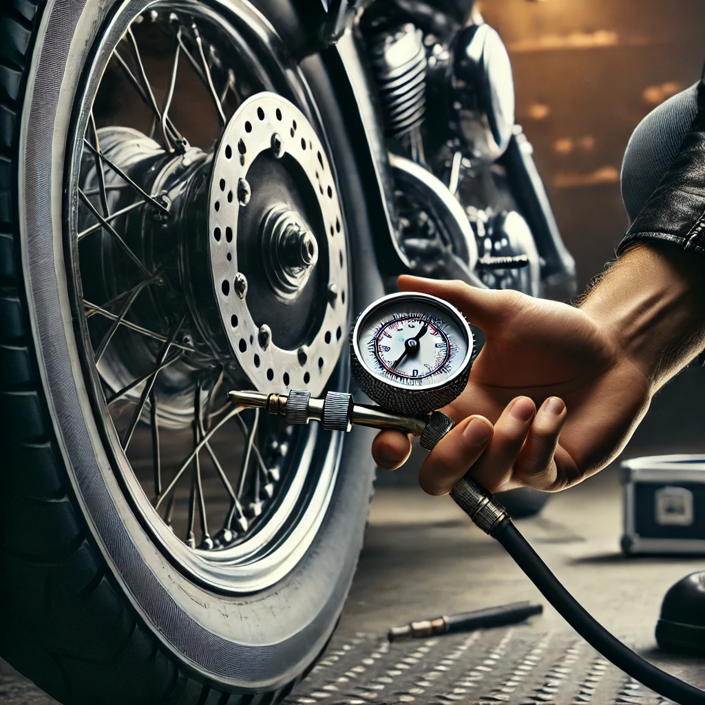 スポーツスターの空気圧の適正値と入れ方は?883や1200も解説:ハーレーの空気圧どこに書いてあるか確認