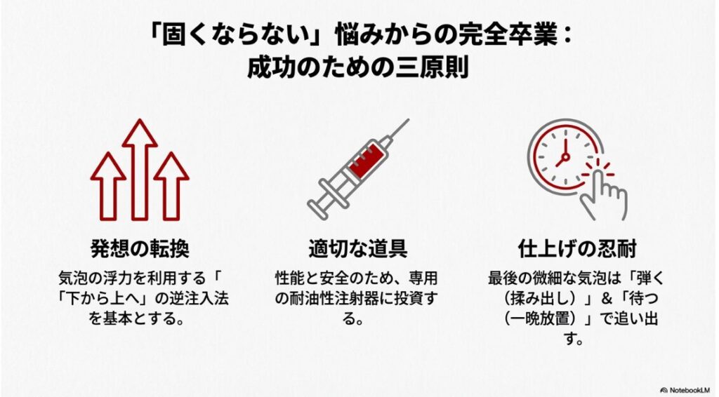 バイクのブレーキをエア抜きしても固くならない時の注射器のやり方：逆注入法、適切な道具、仕上げの忍耐という、ブレーキエア抜きを成功させるための3つのポイントまとめ