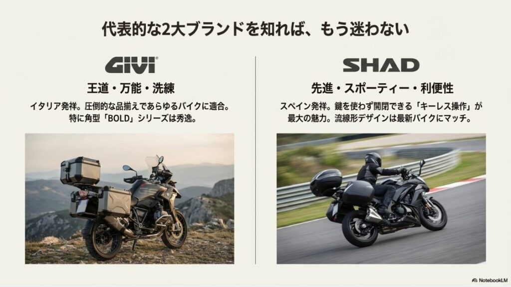 ダサいを変えるデザインの法則。車体の直線・曲線に箱の形を合わせる、レンズの色をモノトーンに変えるテクニック。