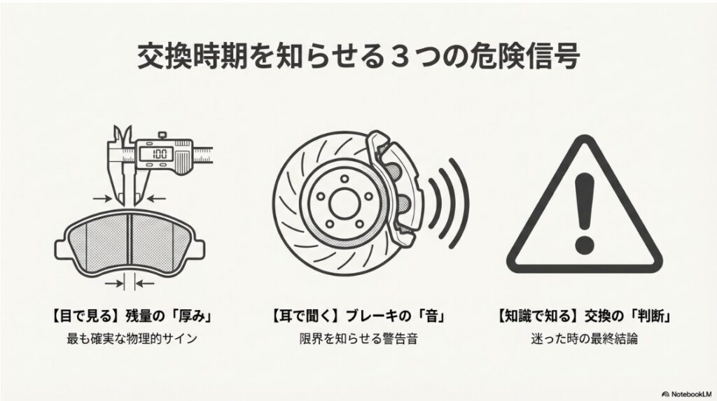 バイクのブレーキパッド交換時期の目安！ブレーキパッドの残量測定と交換時期を知らせる3つの危険信号