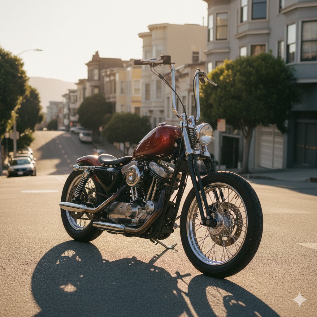 ハーレーの流行りのカスタム2025!トレンドと法規対応を徹底解説:伝統的なフリスコスタイル