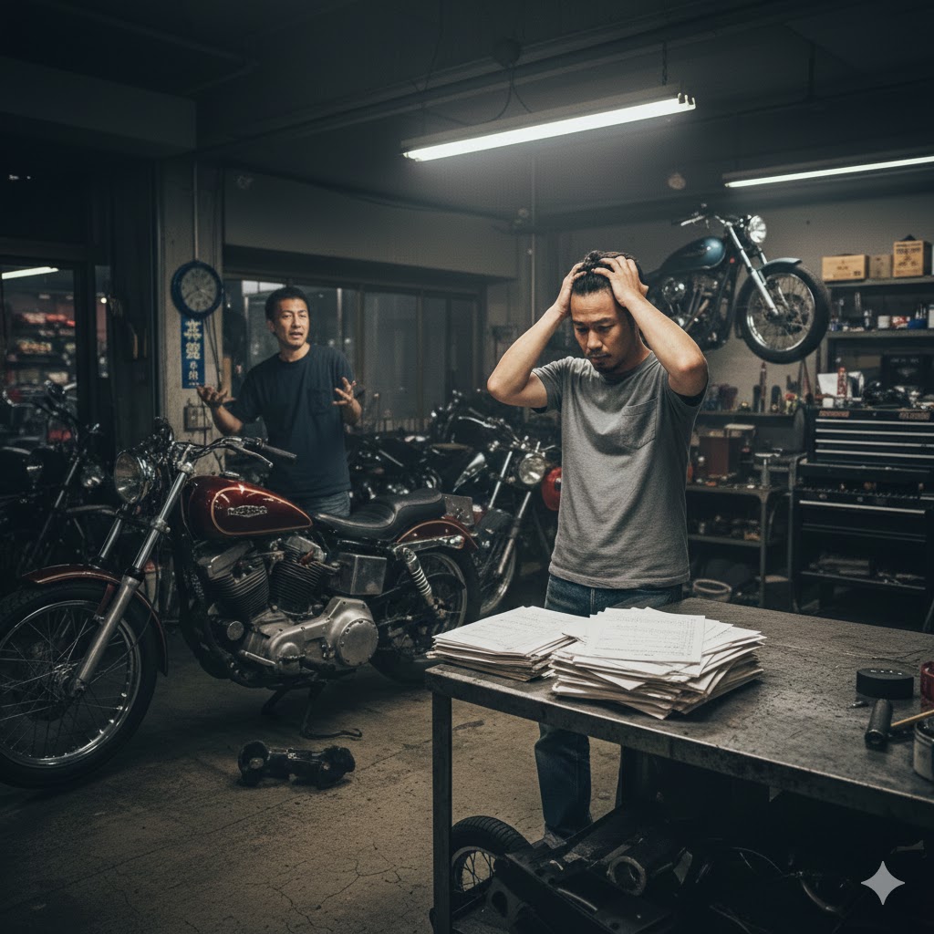 ヴィンテージハーレーの値段の真実!相場と維持費で失敗しない選び方:初心者が陥りやすい購入時のリスク