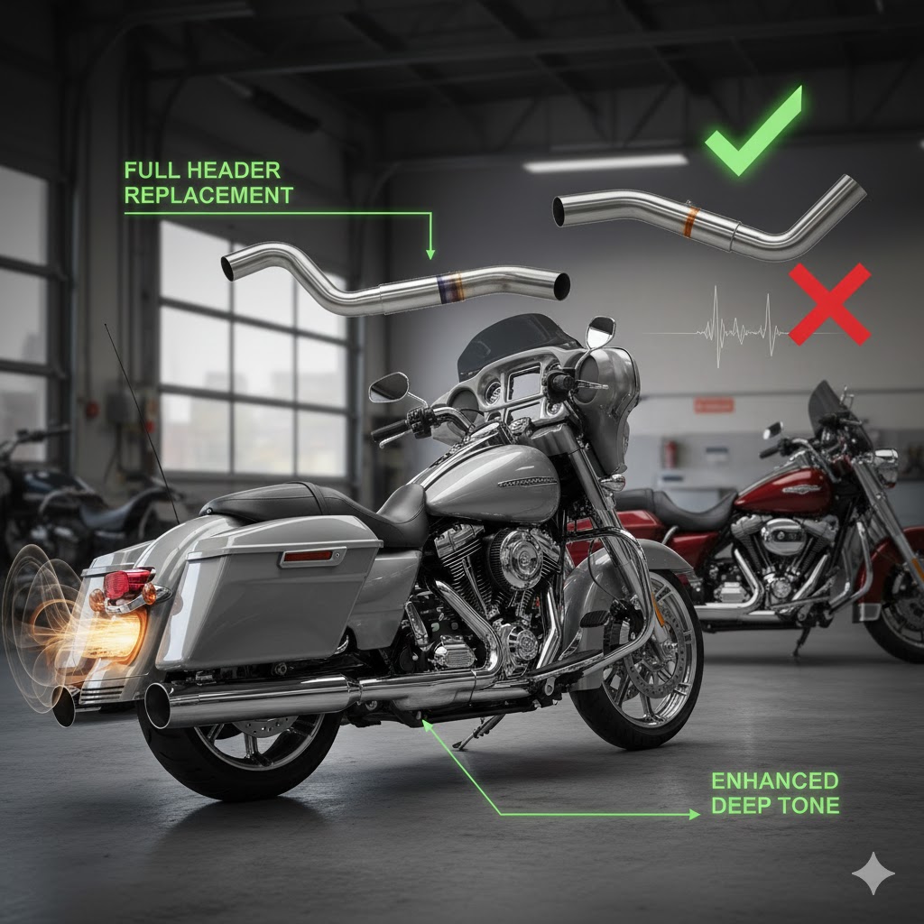 ハーレーのマフラーで重低音のおすすめはどれ?失敗しない選び方:定番のツーリングマフラーの人気