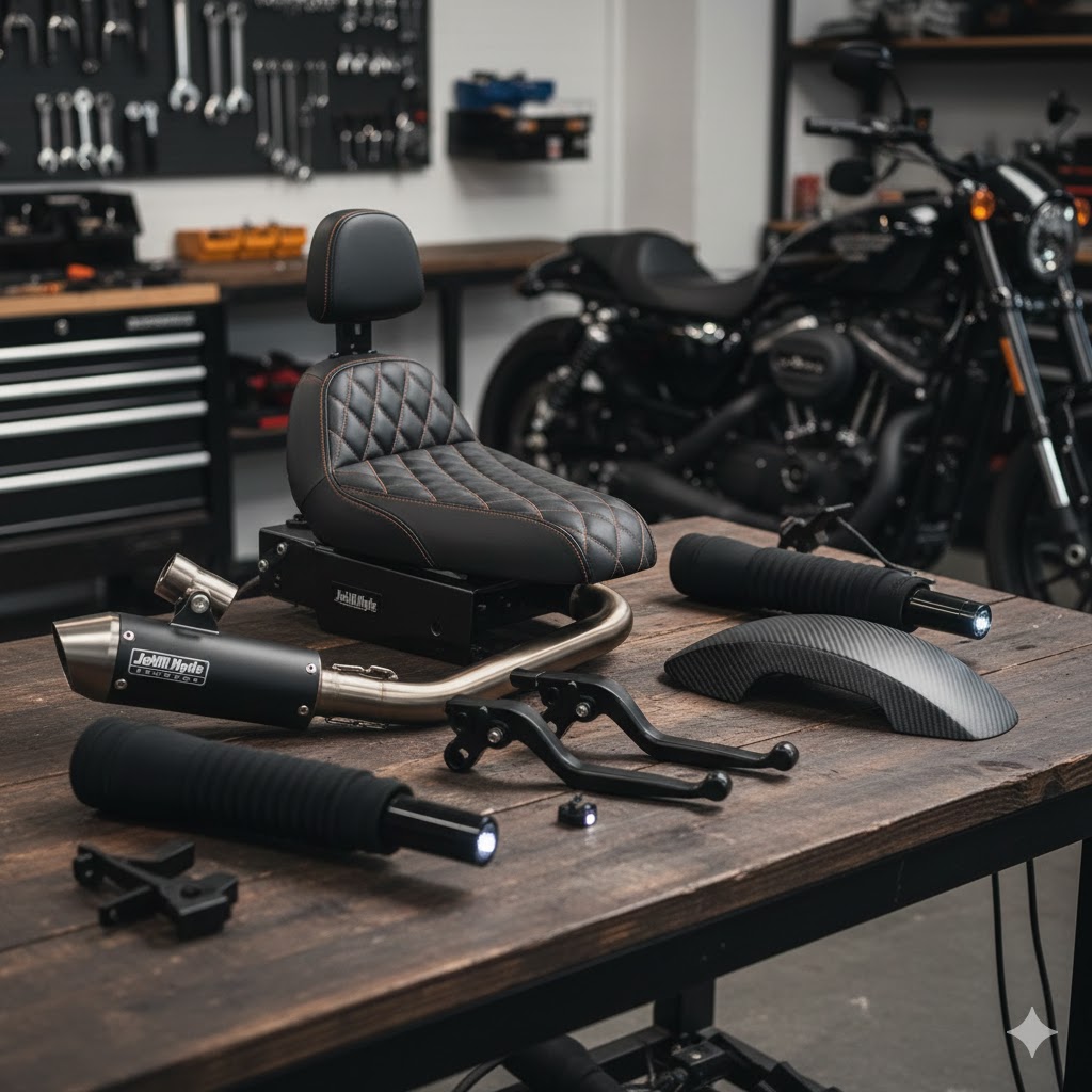 ハーレーの流行りのカスタム2025!トレンドと法規対応を徹底解説:定番の人気カスタムパーツ