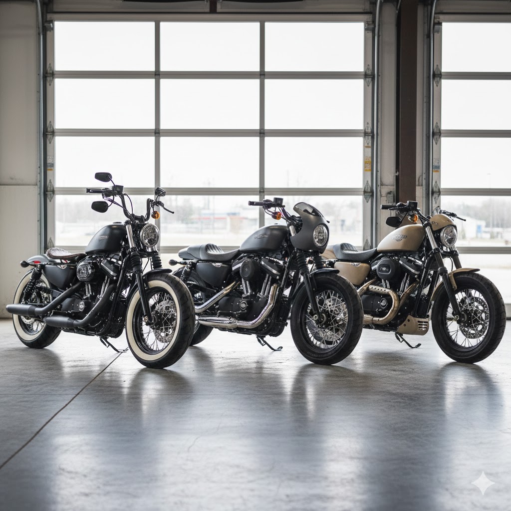 【ハーレー883】空冷パパサンの魅力と中古相場・カスタムを徹底解説:必見のアイアンのカスタム画像集