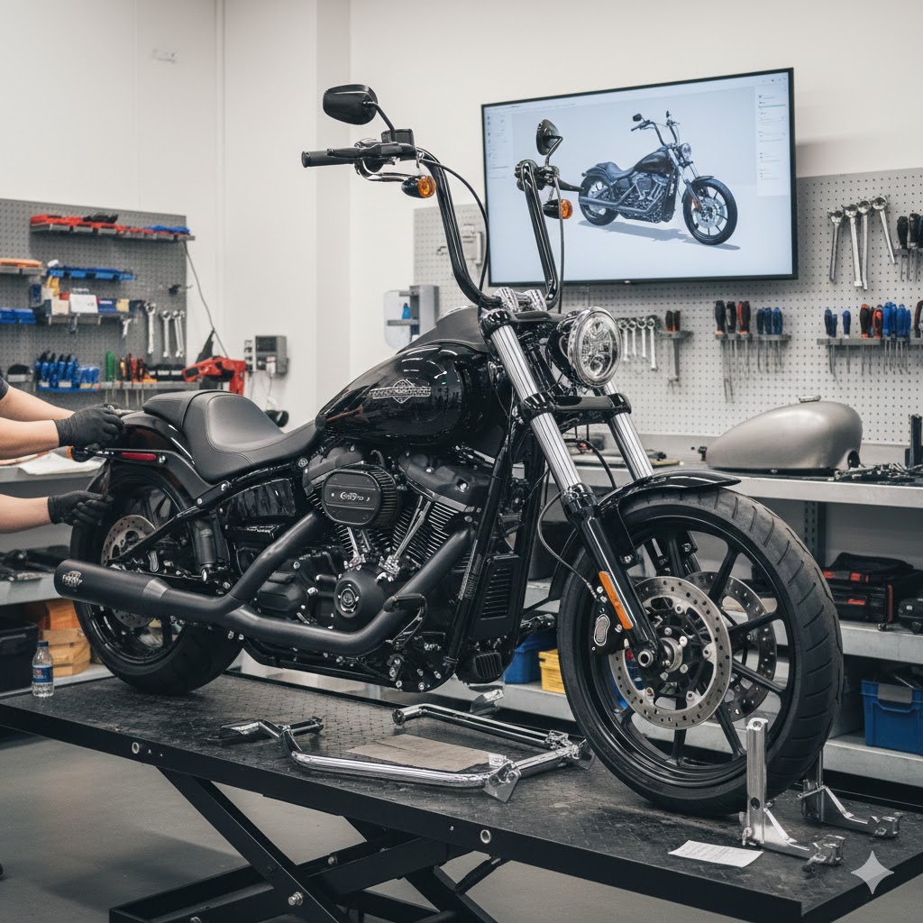 ハーレーのチョッパーカスタムの基礎と費用!購入前に知るべき全知識:新車からチョッパーを作る方法