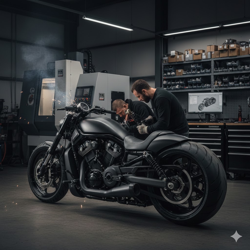 ハーレーのナイトロッドカスタムの真実!費用や雨宮仕様も解説:有名カスタムショップの技術力