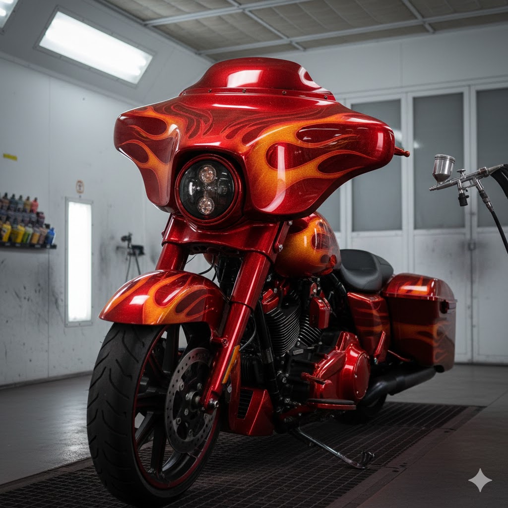 ハーレーのペイントカスタム完全ガイド!価格とデザインの種類:気になる全塗装や塗装料金の相場
