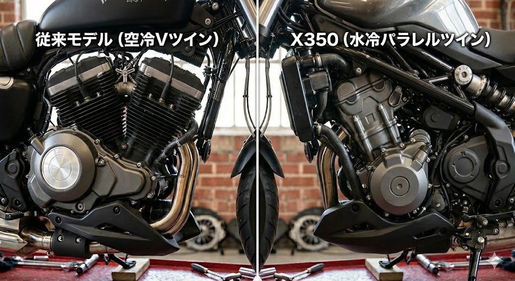 ハーレーは何ccから乗れる?普通免許モデルや排気量全車種一覧:革命を起こしたX350の350cc